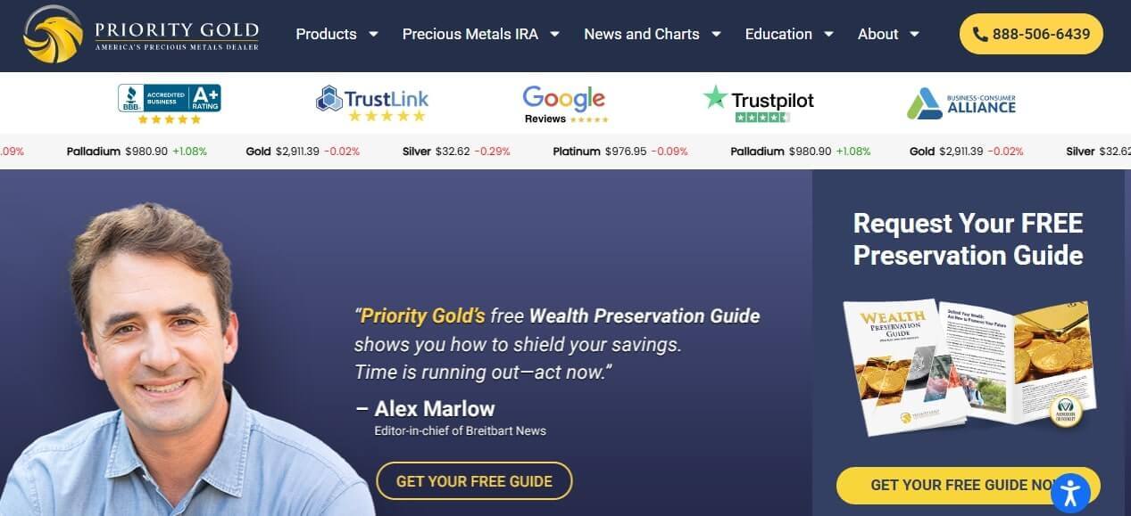 priority gold website 