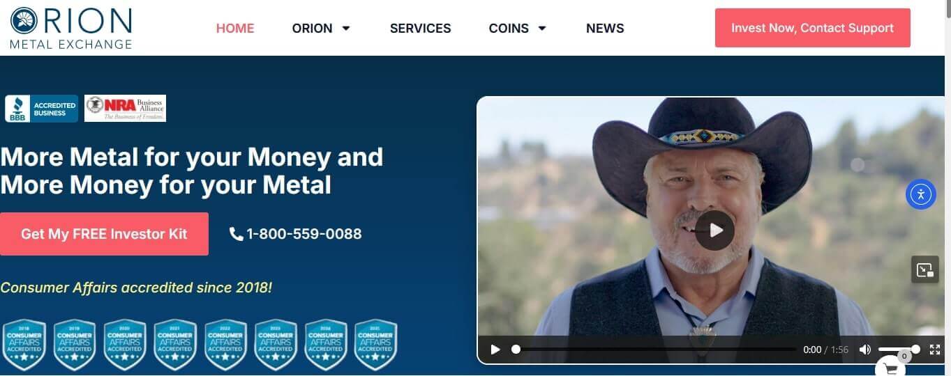 orion metal exchange website