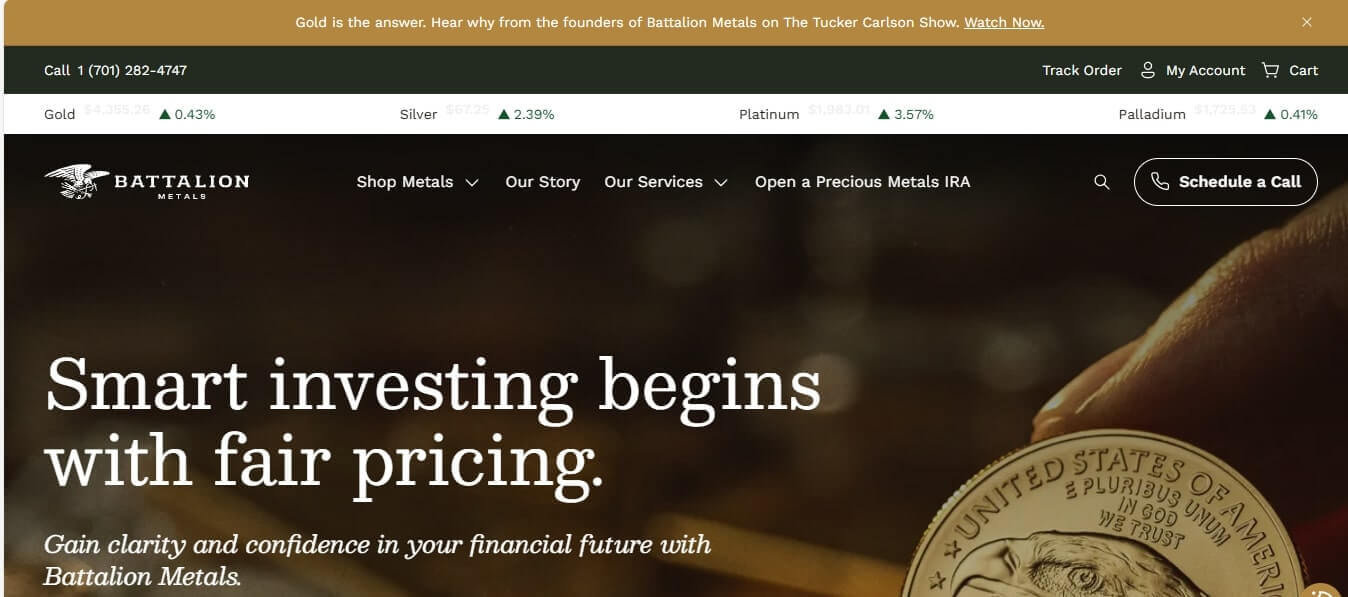 battalion metals homepage